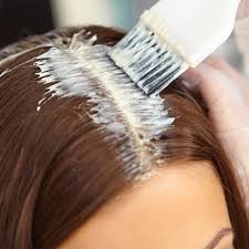 Hair colour/mehendi root touch up